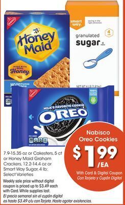 Ralphs Nabisco oreo cookies offer