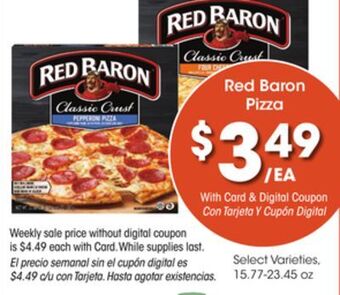 Ralphs Red baron pizza offer