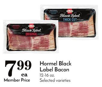 Pavilions Hormel black label bacon offer