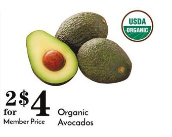 Pavilions Organic avocados offer