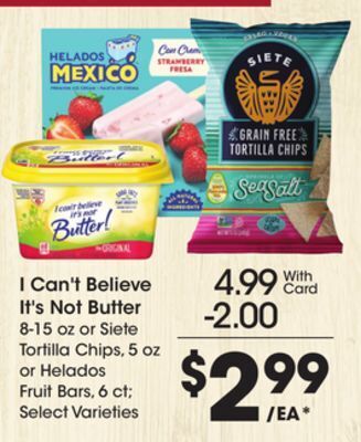 Ralphs I can't believe it's not butter offer
