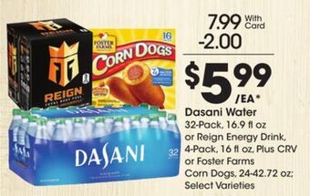 Ralphs Dasani water offer