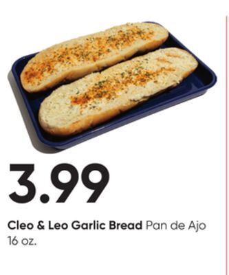 Stater Bros Cleo & leo garlic bread offer