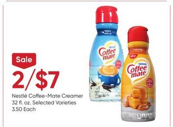 Stater Bros Nestlé coffee-mate creamer offer