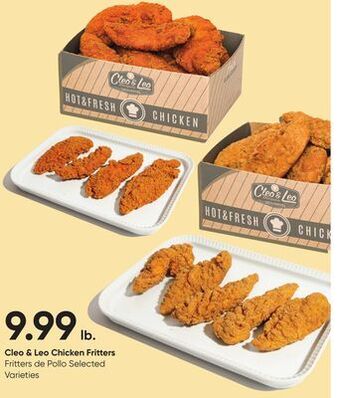 Stater Bros Cleo & leo chicken fritters offer