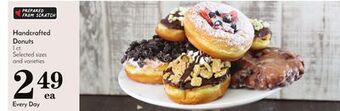 Pavilions Handcrafted donuts offer