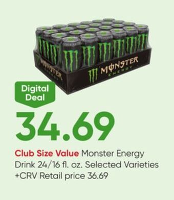 Stater Bros Monster energy drink offer