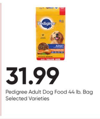 Stater Bros Pedigree adult dog food offer