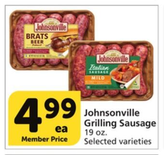 Albertsons Johnsonville grilling sausage offer