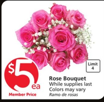 Albertsons Rose bouquet offer