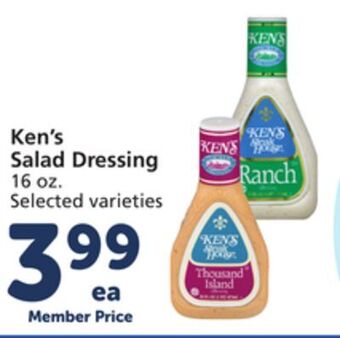 Vons Ken's salad dressing offer