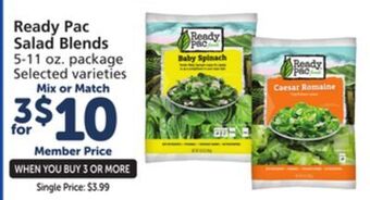 Vons Ready pac salad blends offer