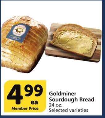 Vons Goldminer sourdough bread offer