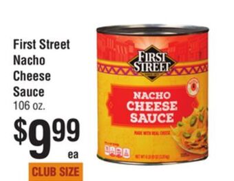 Smart & Final First street nacho cheese sauce offer