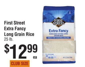 Smart & Final First street extra fancy long grain rice offer