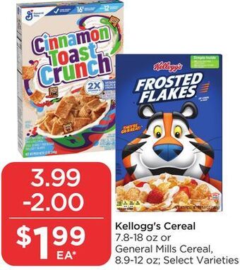 Food 4 Less Kellogg's cereal offer