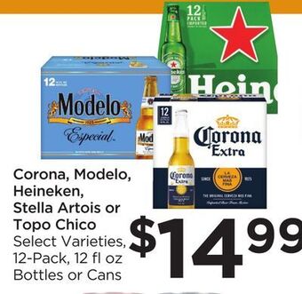 Food 4 Less Corona, modelo, heineken, stella artois or topo chico offer