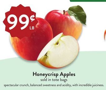 Fresh Thyme Honeycrisp apples offer