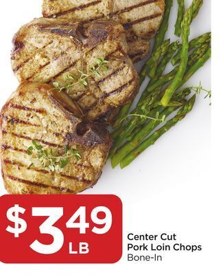 Food 4 Less Center cut pork loin chops offer