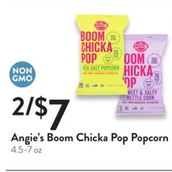 Fresh Thyme Angie's boom chicka pop popcorn offer