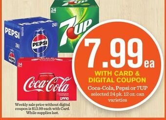 Mariano's Coca-cola, pepsi or 7up offer