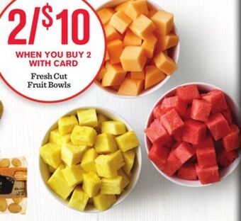 Mariano's Fresh cut fruit bowls offer