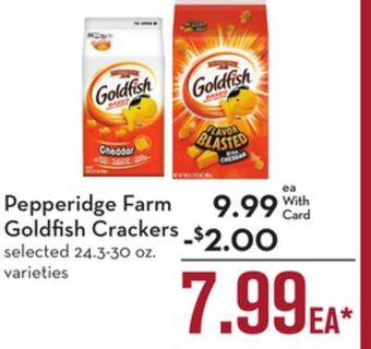Mariano's Pepperidge farm goldfish crackers offer