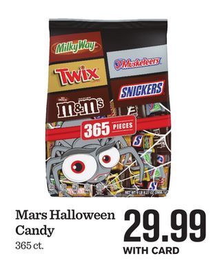 Mariano's Mars halloween candy offer