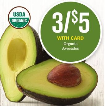 Mariano's Organic avocados offer