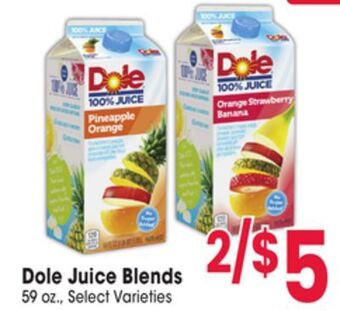 Jewel-Osco Dole juice blends offer