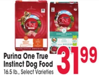 Jewel-Osco Purina one true instinct dog food offer