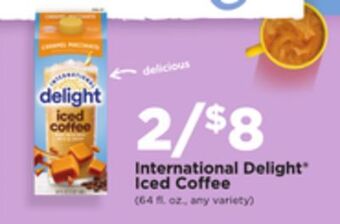 Jewel-Osco International delight iced coffee offer