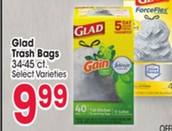 Jewel-Osco Glad trash bags offer