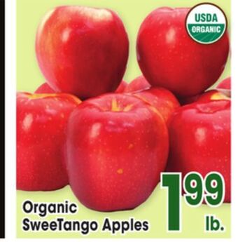 Jewel-Osco Organic sweetango apples offer