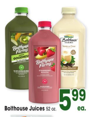 Jewel-Osco Bolthouse juices offer