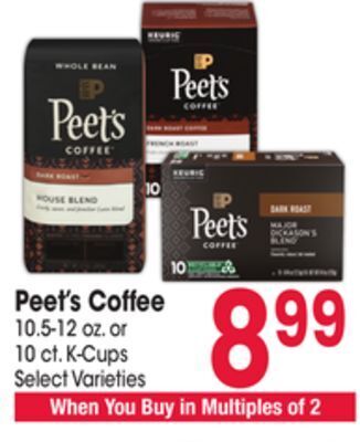 Jewel-Osco Peet's coffee offer