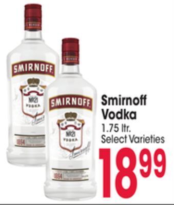 Jewel-Osco Smirnoff vodka offer