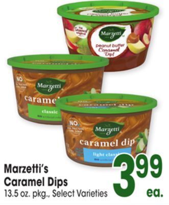 Jewel-Osco Marzetti's caramel dips offer
