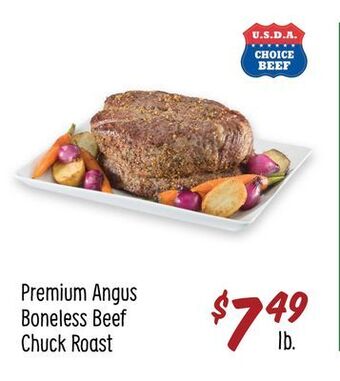 Sprouts Farmers Market Premium angus boneless beef chuck roast offer