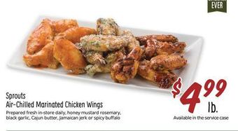 Sprouts Farmers Market Sprouts air-chilled marinated chicken wings offer