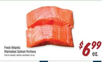 Sprouts Farmers Market Fresh atlantic marinated salmon portions offer