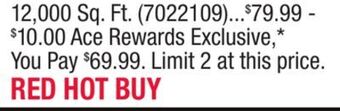 Ace Hardware Scotts turf builder winterguard fall weed & feed offer