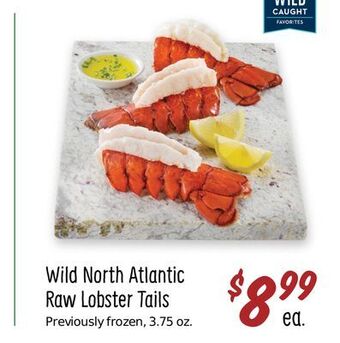 Sprouts Farmers Market Wild north atlantic raw lobster tails offer