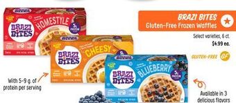 Sprouts Farmers Market Brazi bites gluten-free frozen waffles offer