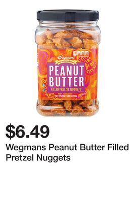 Wegmans Wegmans peanut butter filled pretzel nuggets offer