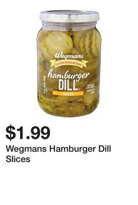 Wegmans Wegmans hamburger dill slices offer