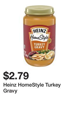 Wegmans Heinz homestyle turkey gravy offer