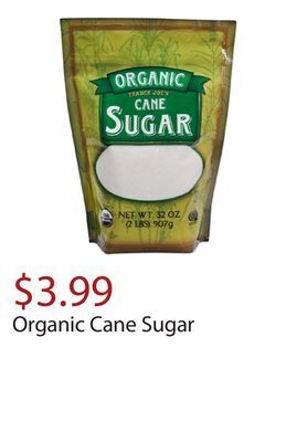 Trader Joe's Organic cane sugar offer