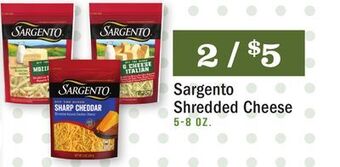 Heinen's Sargento shredded cheese offer
