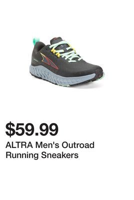 Marshalls Altra men's outroad running sneakers offer